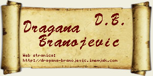 Dragana Branojević vizit kartica